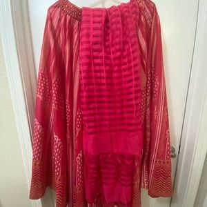 Indian wear- skirt, dupatta and long top